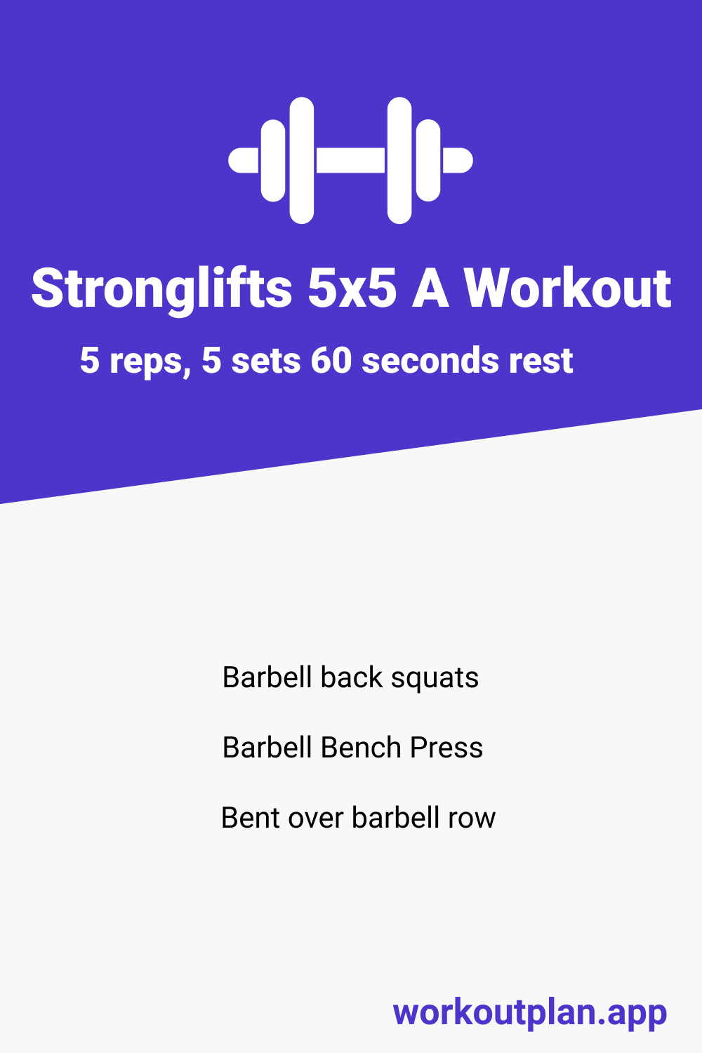 stronglifts 5x5.
